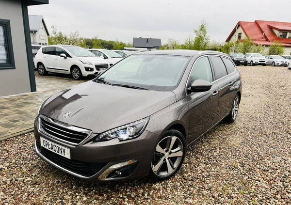 Peugeot 308 cena 38300 przebieg: 177000, rok produkcji 2015 z Ostrołęka małe 529